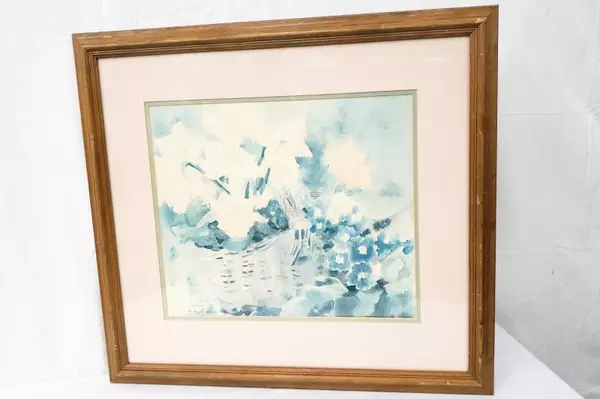 Judy Buswell Watercolors 1989 Framed Fine Art Print Limited Edition 408 Of 4000 