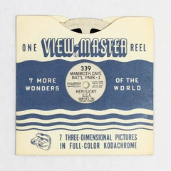 Vintage View-Master Reel 339 Mammoth Cave Nat'l Park, Kentucky USA
