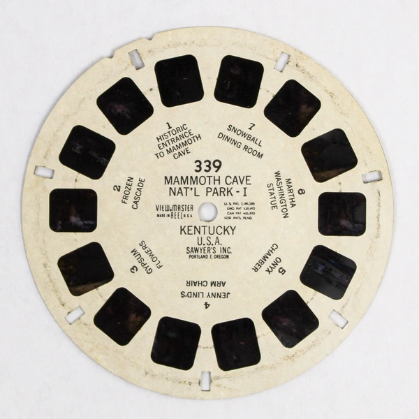 Vintage View-Master Reel 339 Mammoth Cave Nat'l Park, Kentucky USA