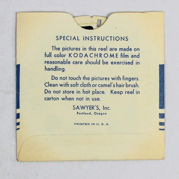 Vintage 1946 View Master Reel 517 Mexico City - Good Condition, As-Is