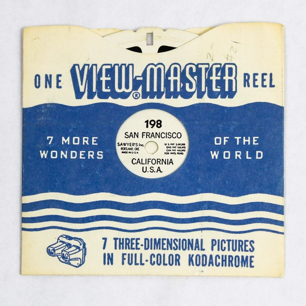 Vintage 1948 View-Master Reel 198 San Francisco California - As-Is Collectible