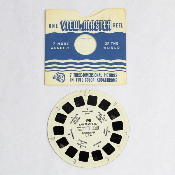 Vintage 1948 View-Master Reel 198 San Francisco California - As-Is Collectible