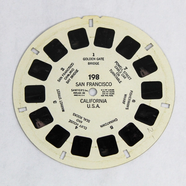 Vintage 1948 View-Master Reel 198 San Francisco California - As-Is Collectible