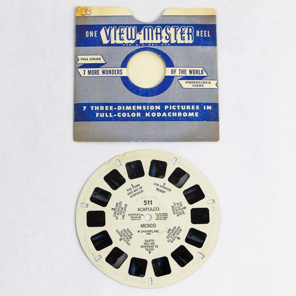 Vintage 1944 Sawyer's View Master 511 Acapulco Mexican Photo Reel