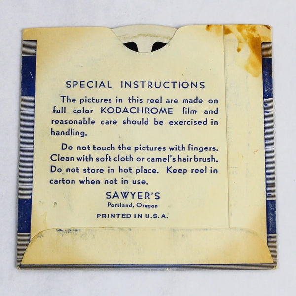 Vintage 1944 Sawyer's View Master 511 Acapulco Mexican Photo Reel