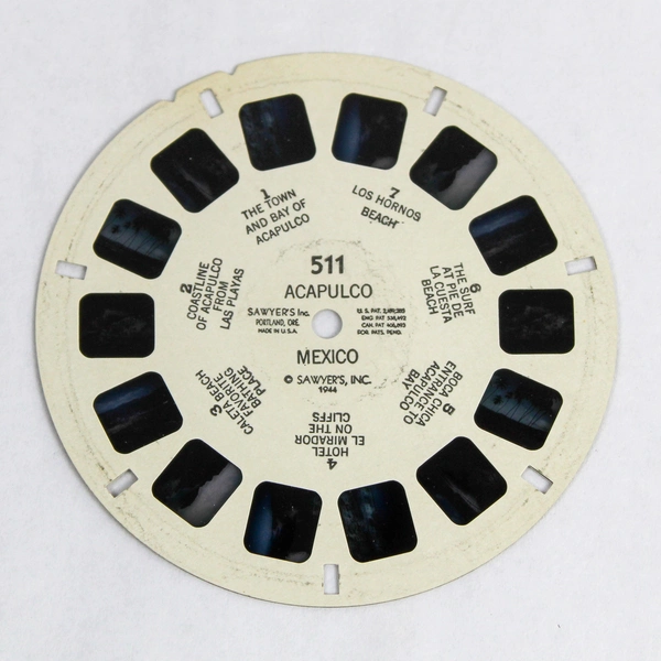 Vintage 1944 Sawyer's View Master 511 Acapulco Mexican Photo Reel