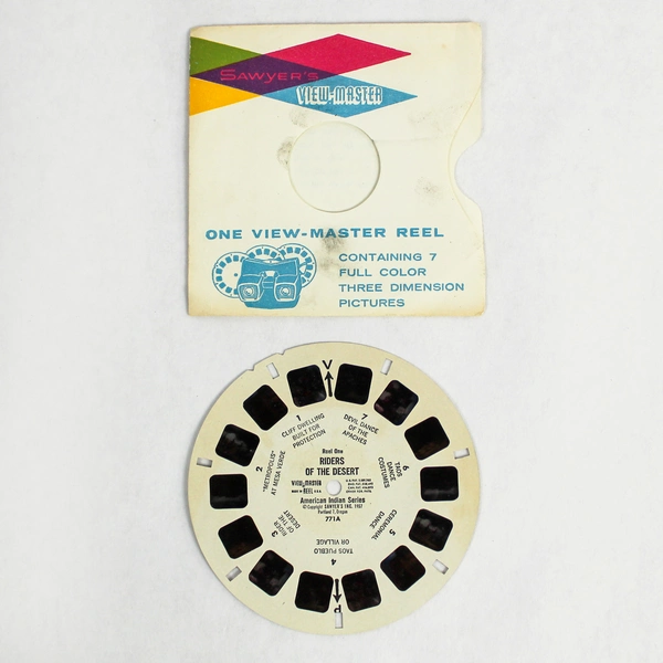Vintage Sawyer's View-Master 771A Reel 1 Riders of the Desert 1957 As-Is