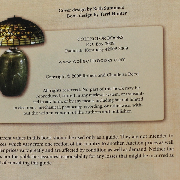 Antique & Collectible Dictionary by Robert & Claudette Reed 2008 Book