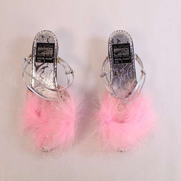 A Wish Come True Girls Size 3 Costume Heels & Pink Headband Set