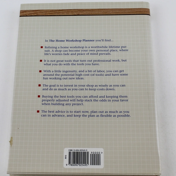 The Home Workshop Planner by Meredith Books 1993 Hardcover - Good Condition