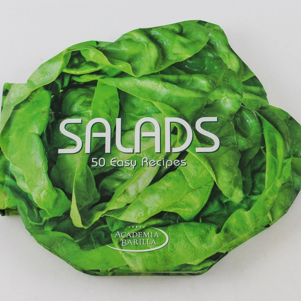 Salads: 50 Easy Recipes Hardcover Book by White Star Publishers - Good Condition
