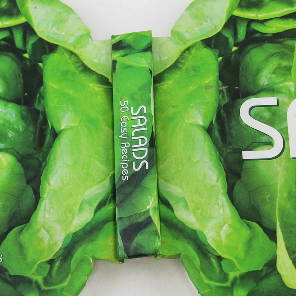 Salads: 50 Easy Recipes Hardcover Book by White Star Publishers - Good Condition