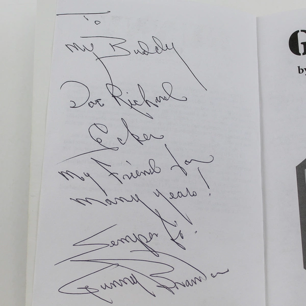 Gunny by P.E. Brandon Signed 2007 Third Edition Paperback Military Story