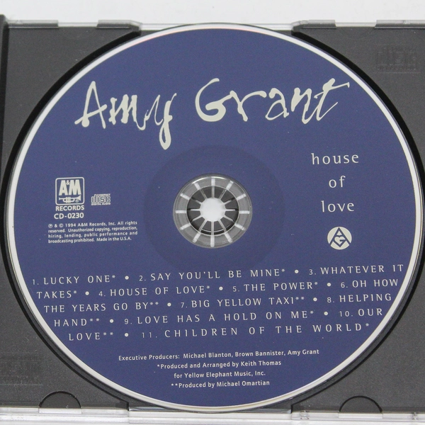 Amy Grant House Of Love CD 1994 A&M Records Pre-Owned Music