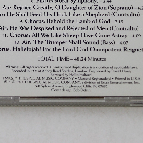 Highlights From Handel's Messiah CD by London Symphony Orchestra 1993