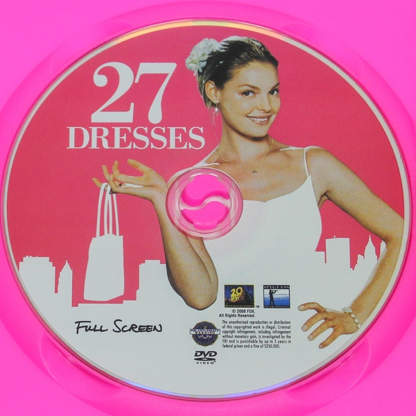 27 Dresses DVD Full Screen 2007 Katherine Heigl Romantic Comedy PG-13