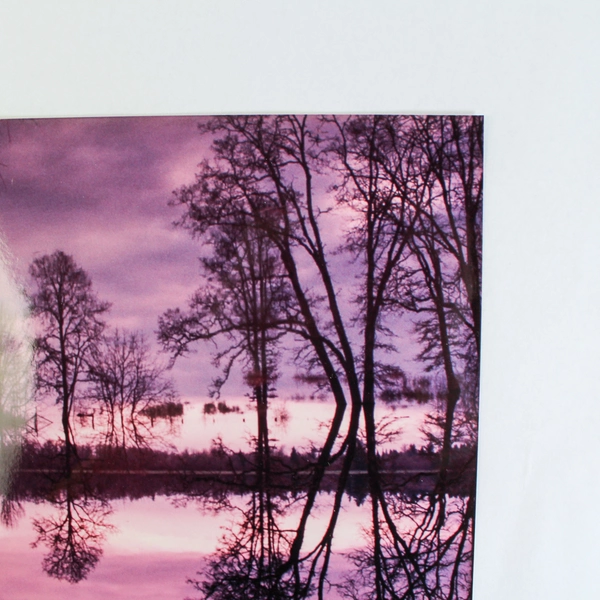 Vintage 11x14 Purple Sky Lake Landscape Art Print - Nature Scene Photography