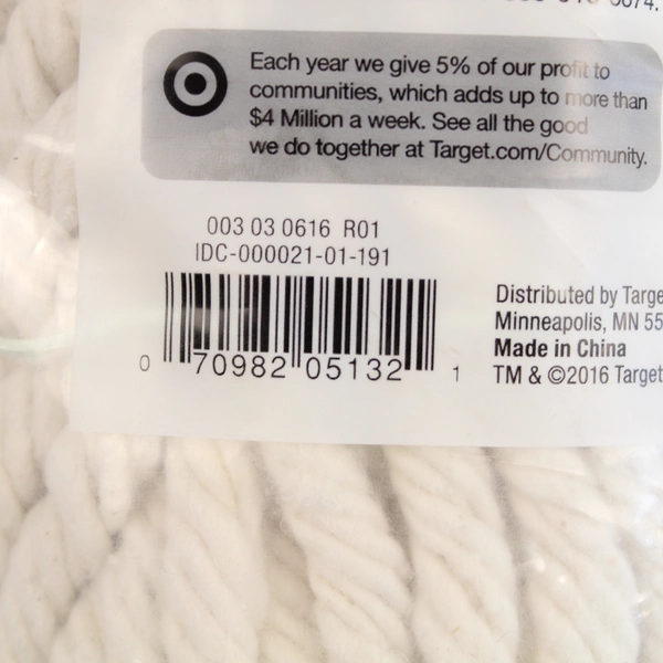 Up & Up Sealed Rayon Mop Head Replacement 16.5" for Scrubbing Cleaning