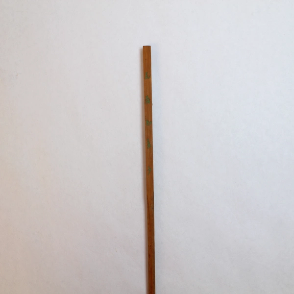 Vintage Bamboo Chopsticks Lot of 2, 10" with Green Lettering, Good Condition