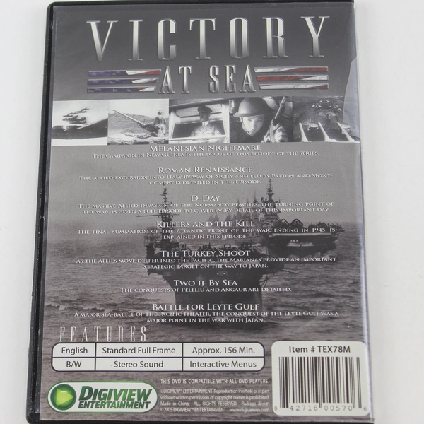 Victory At Sea Volume III DVD WWII Documentary 156 Min Digiview Entertainment