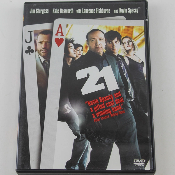 21 DVD Movie Kevin Spacey PG-13 Columbia Pictures Pre-Owned Untested