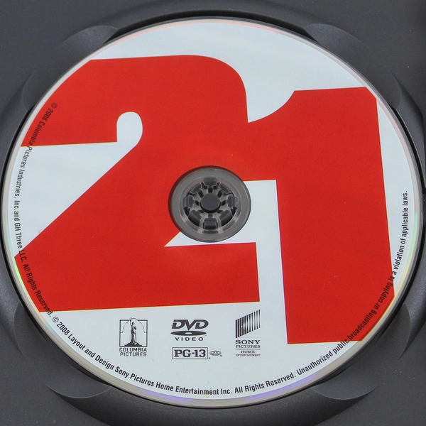 21 DVD Movie Kevin Spacey PG-13 Columbia Pictures Pre-Owned Untested