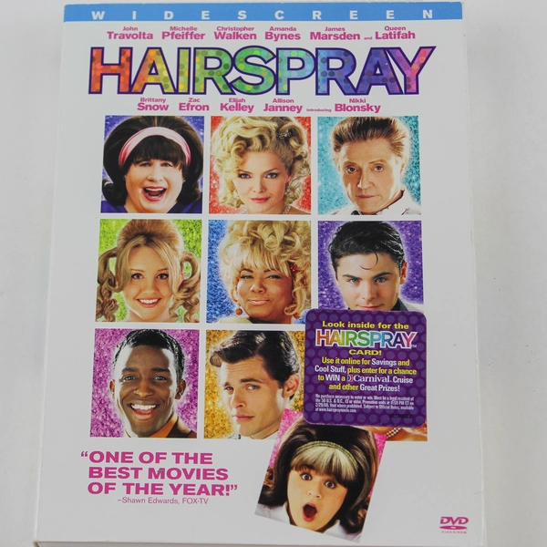 Hairspray DVD John Travolta Musical 2007 Pre-Owned Good Condition PG