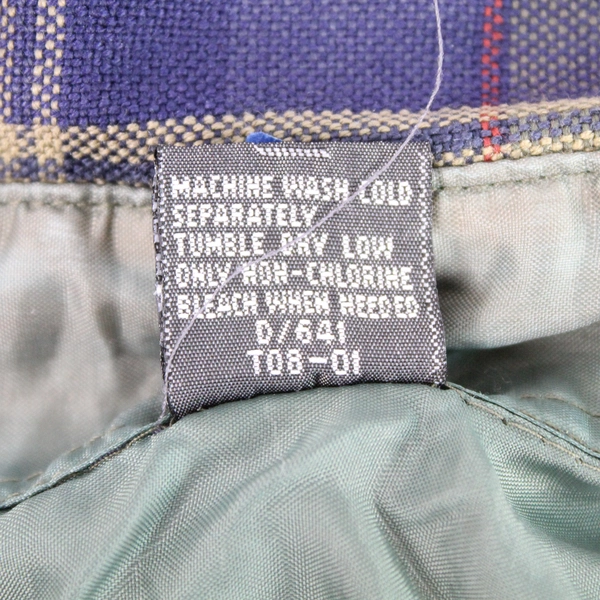 Lot of 2 Men's L Plaid Shirts Old Navy & David Taylor - Pre-owned with Stains