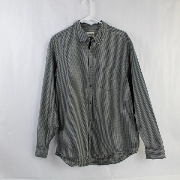 Lot of 2 Men's L Plaid Long Sleeve Shirts by Old Navy & Windridge - Casual Wear