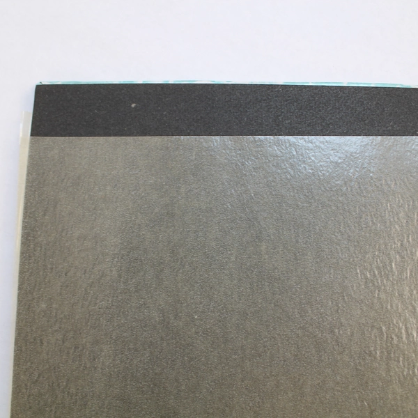 Vintage Scrapbook Mountain Ocean Cover Gold Spiral Black Pages 13" x 8.5"