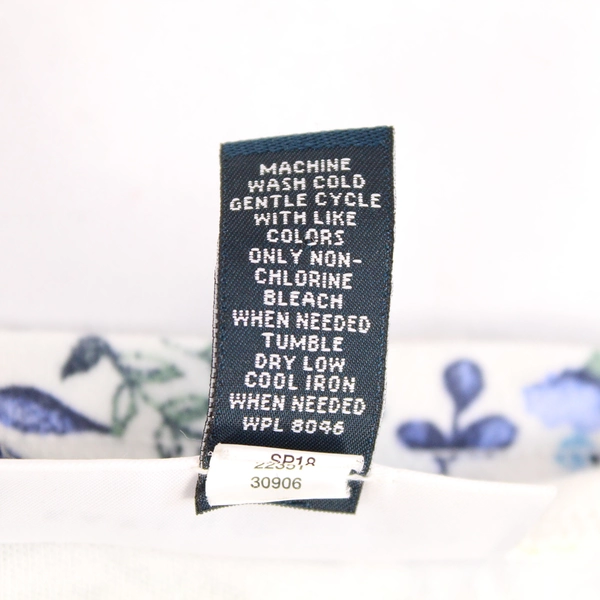 Lot of 2 Women's Small Tops Karen Scott & Charter Club Floral Stripes