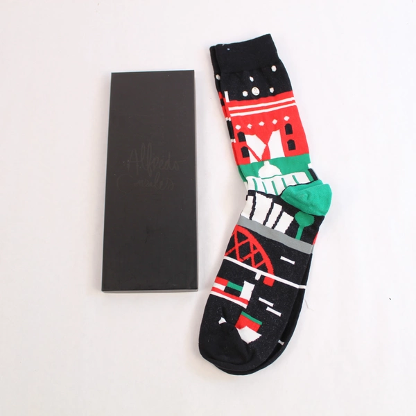 Citizen Christmas Socks Men's Size L Glasgow Alfred Gonzales City Collection
