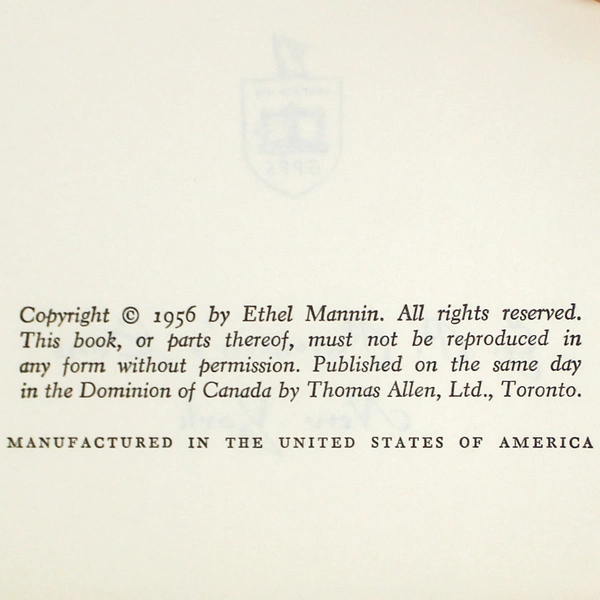 Vintage 1956 The Living Lotus Ethel Mannin Hardcover Book with Dust Jacket