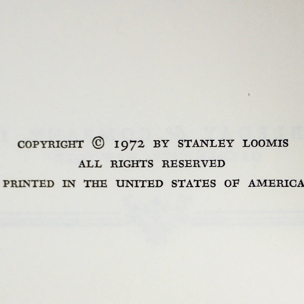 1972 The Fatal Friendship by Stanley Loomis Hardcover DJ Book Club Edition