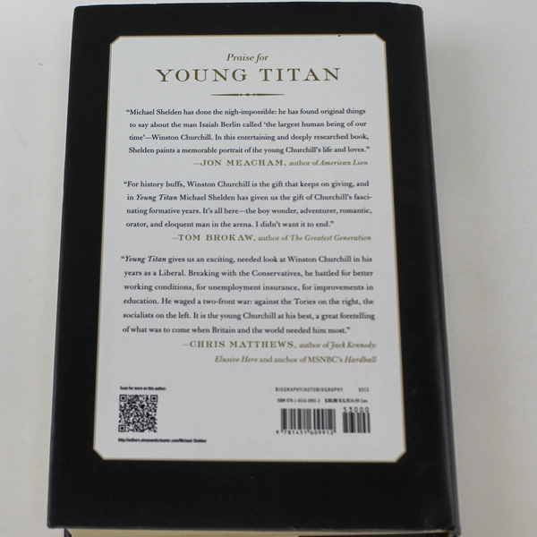 Young Titan The Making of Winston Churchill by Michael Shelden Good Condition