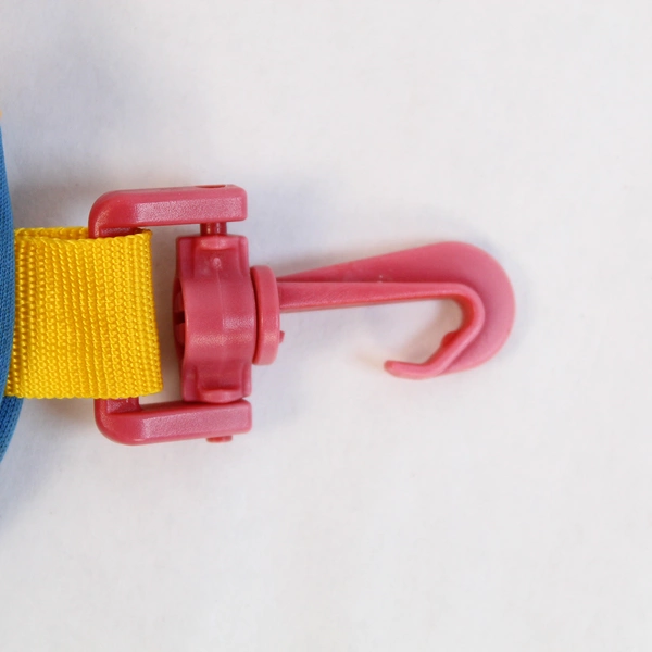 Vintage 1980s Clip-On Sunglasses Case - Retro Beach Travel Pouch, Stains