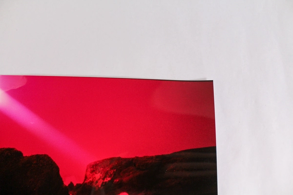 Vintage Cannon Beach Sunset Photo 11x14 Oregon Coast Art Good Condition