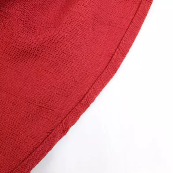 Casual Home 68" Round Red Textured Tablecloth Dining Room Decor