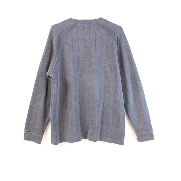 Columbia XCO Men's Large Navy Blue Pullover Sweater - Pre-owned, Stain