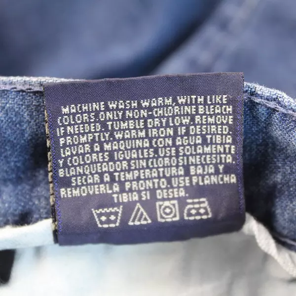 Vintage Plus Size 42/30 Cropped Denim Jeans Women's Dark Wash Sportswear