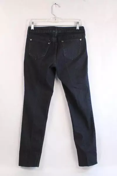 City Streets Y2K Low Rise Skinny Jeans Size 7 Dark Wash Junior's Pre-Owned