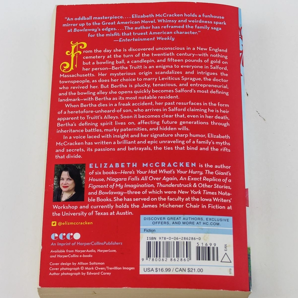 Bowlaway Elizabeth McCracken 2019 Harper Collins First Edition Paperback