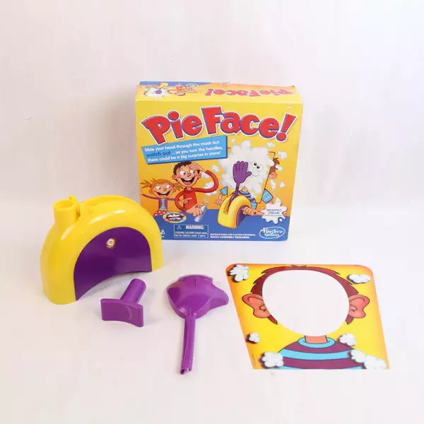 Pie Face Original Hasbro Replacement Pieces - Thrower, Arm, Chin Rest & Mask