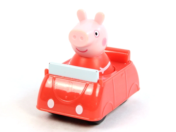 Peppa Pig 2003 Little Adventures Red Car Toy Vehicle TCG 2015 Pre-Owned