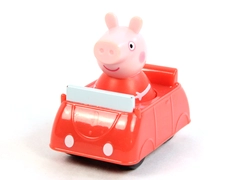 Peppa Pig 2003 Little Adventures Red Car Toy Vehicle TCG 2015 Pre-Owned