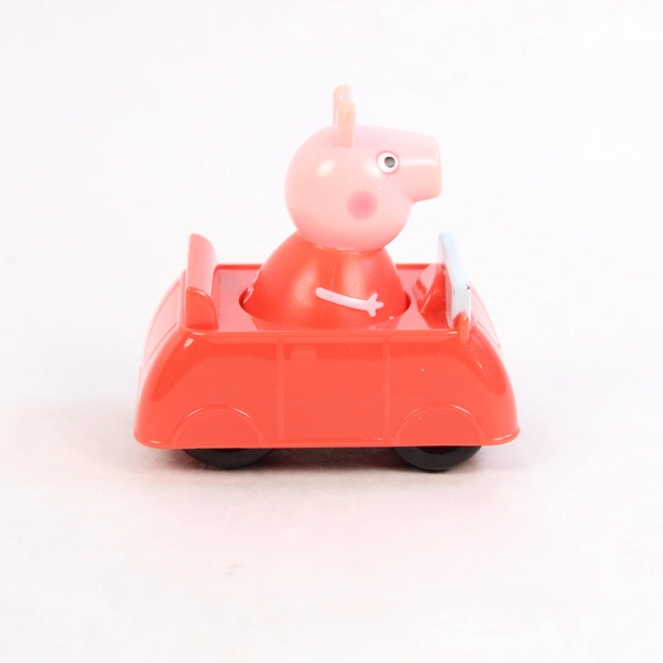 Peppa Pig 2003 Little Adventures Red Car Toy Vehicle TCG 2015 Pre-Owned