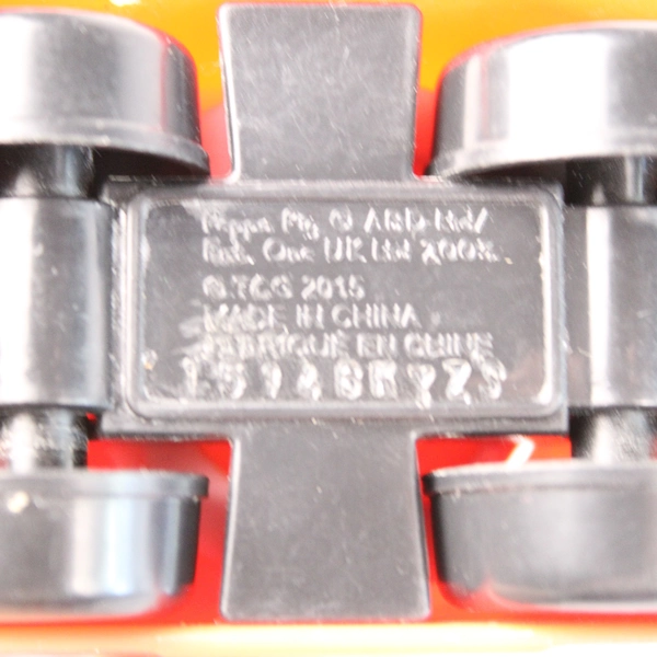 Peppa Pig 2003 Little Adventures Red Car Toy Vehicle TCG 2015 Pre-Owned