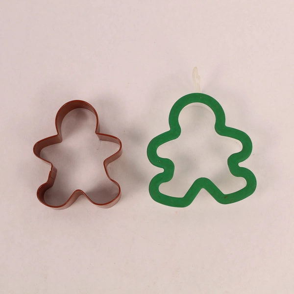 Lot of 5 Christmas Cookie Cutters - Gingerbread, Nutcracker, Tree & More