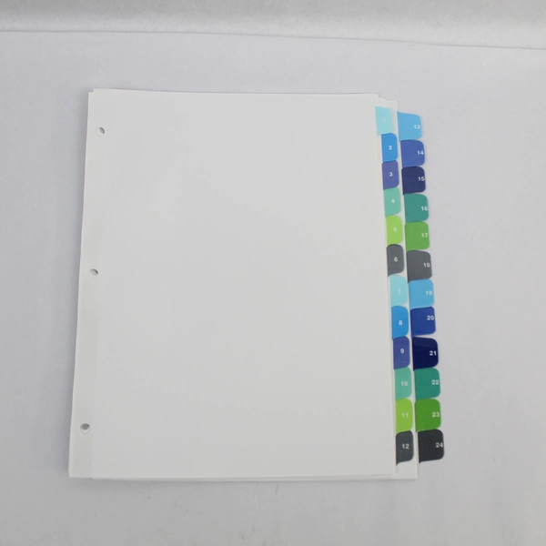 Avery Ready Index Dividers 1-24 Double Column Color Tabs 11321 Pre-Owned