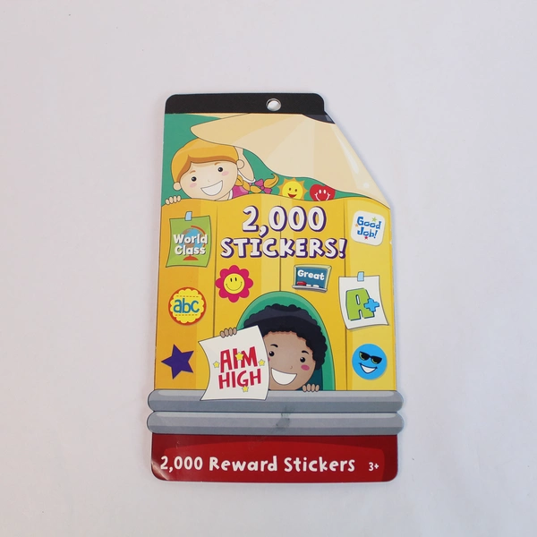 2000 Reward Stickers - Aim High, Good Job, Kids Crafts, Fun Designs
